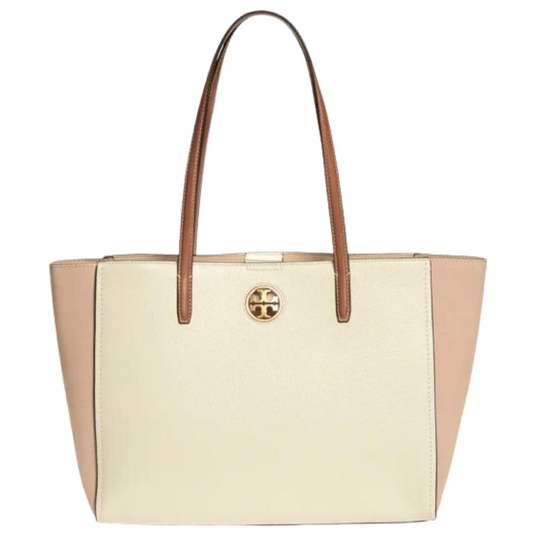 Tory Burch Carson Colorblock Leather Tote