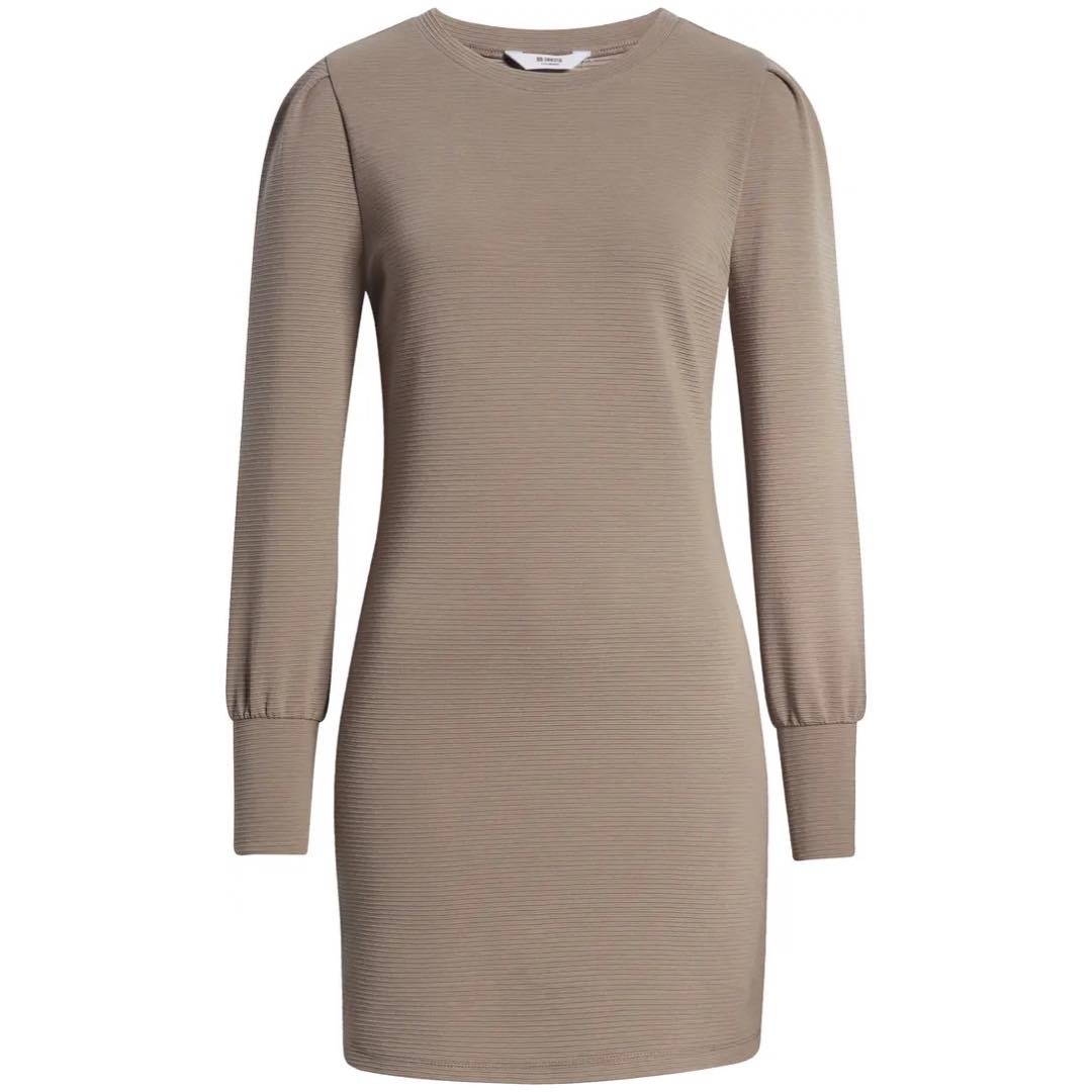 BB Dakota by Steve Madden BB Dakota x Steve Madden Bixby Ottoman Knit Long Sleeve Minidress
