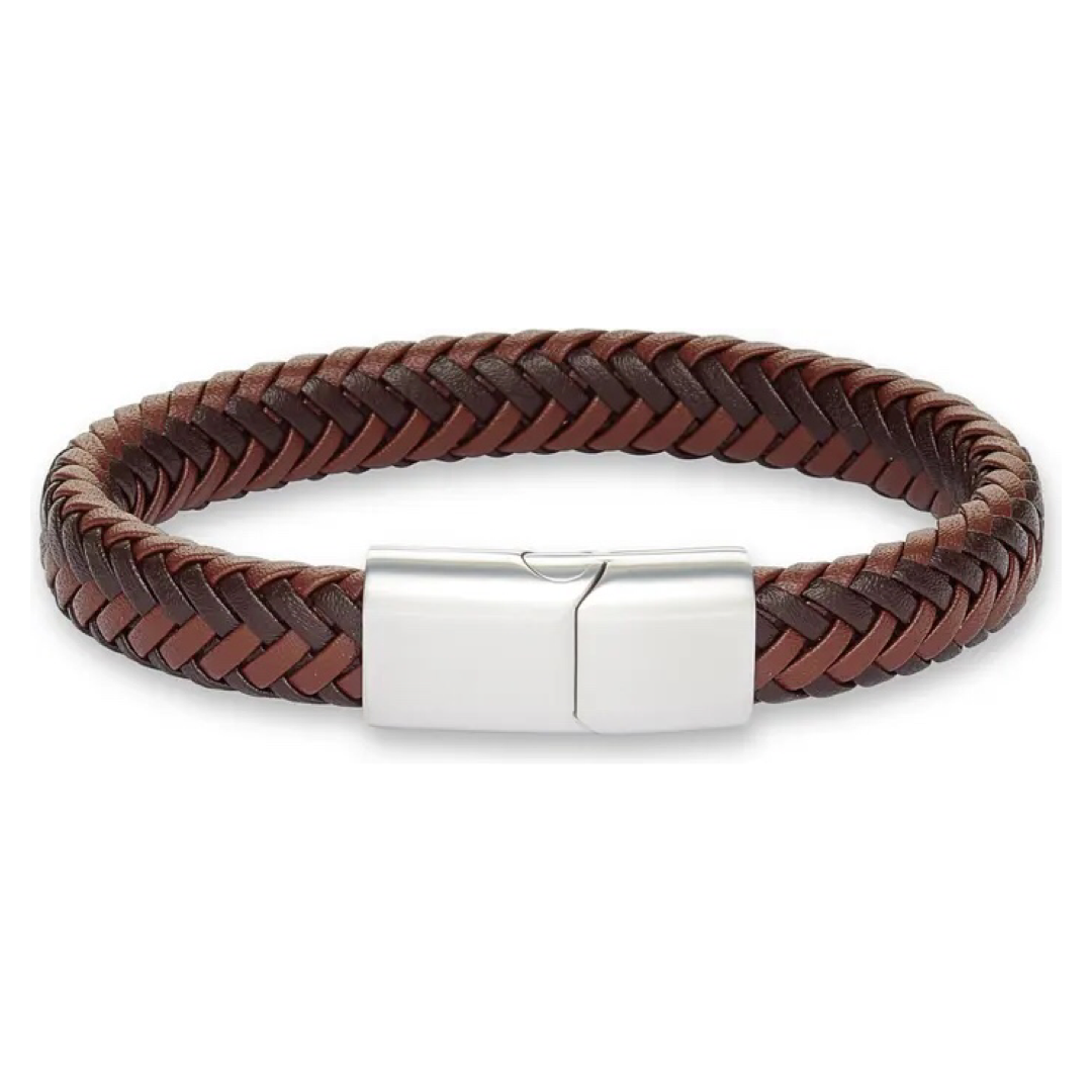 Men's Woven Leather Bracelet | Nordstrom