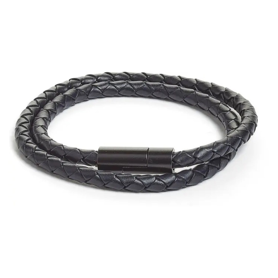 Braided Leather Wrap Bracelet | Nordstrom