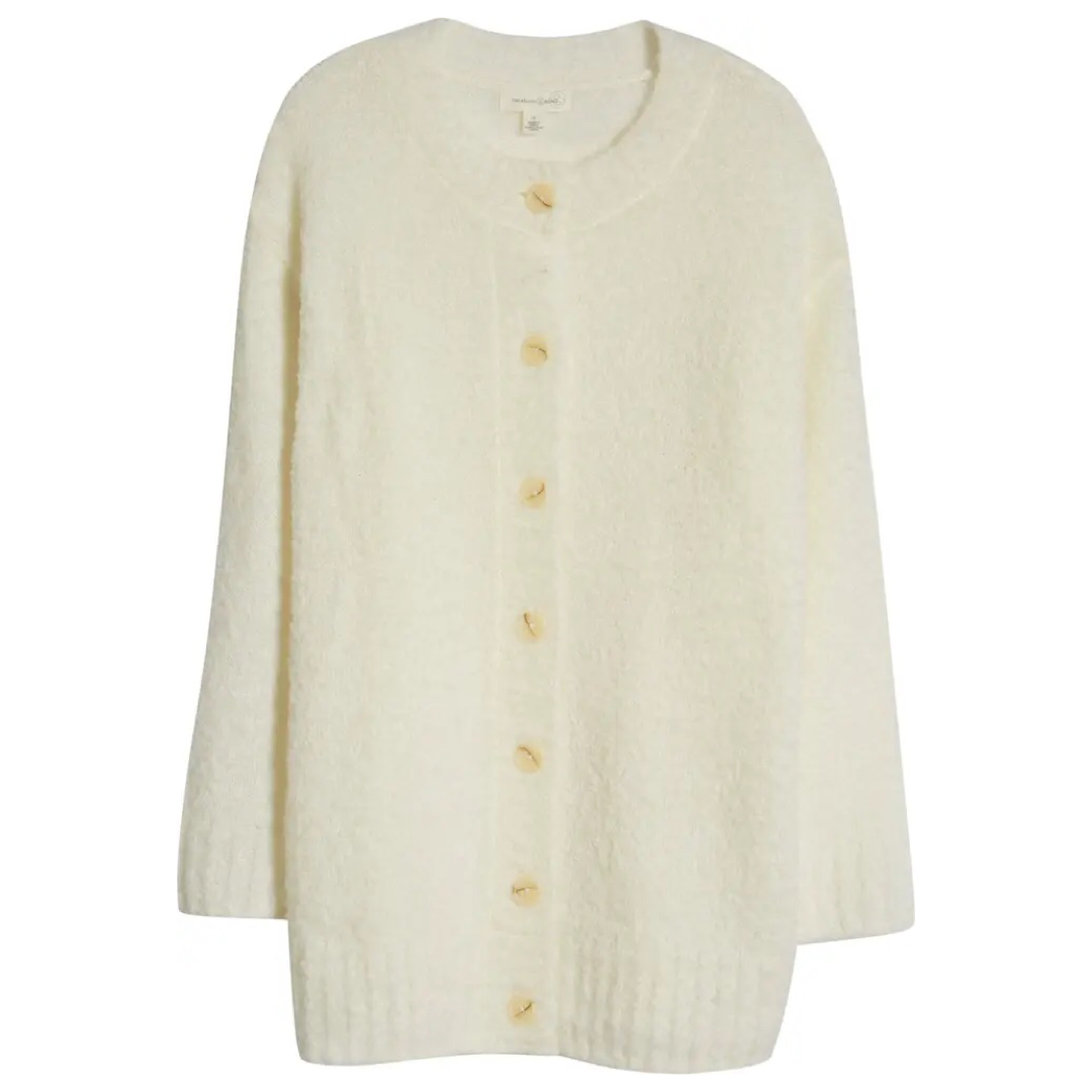 Cozy Bouclé Cardigan | Treasure & Bond Cozy Bouclé Cardigan | Treasure & Bond