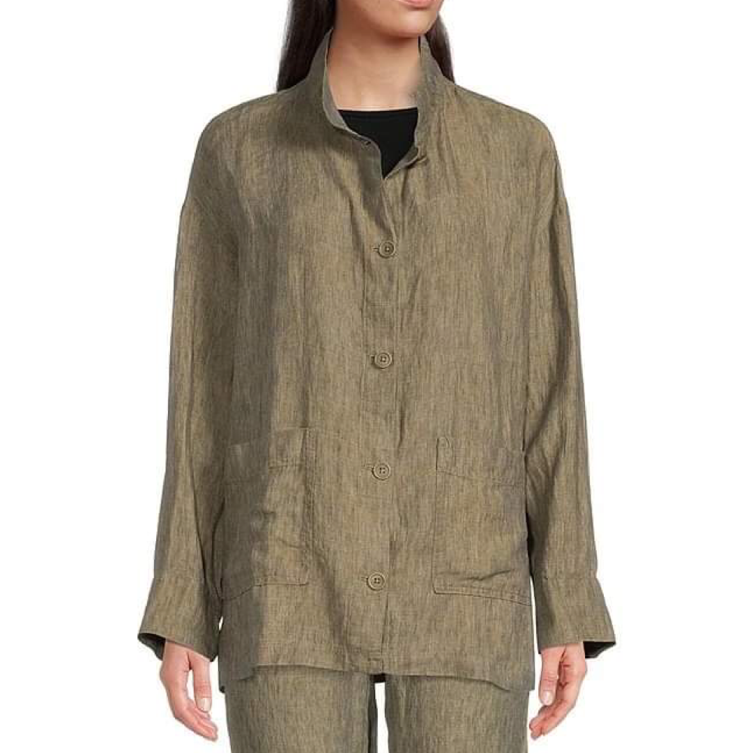 Stand Collar Jacket | Eileen Fisher