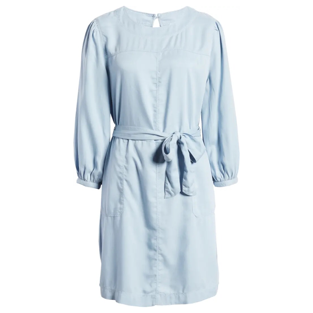 Belted Long Sleeve Utility Dress | Caslon®