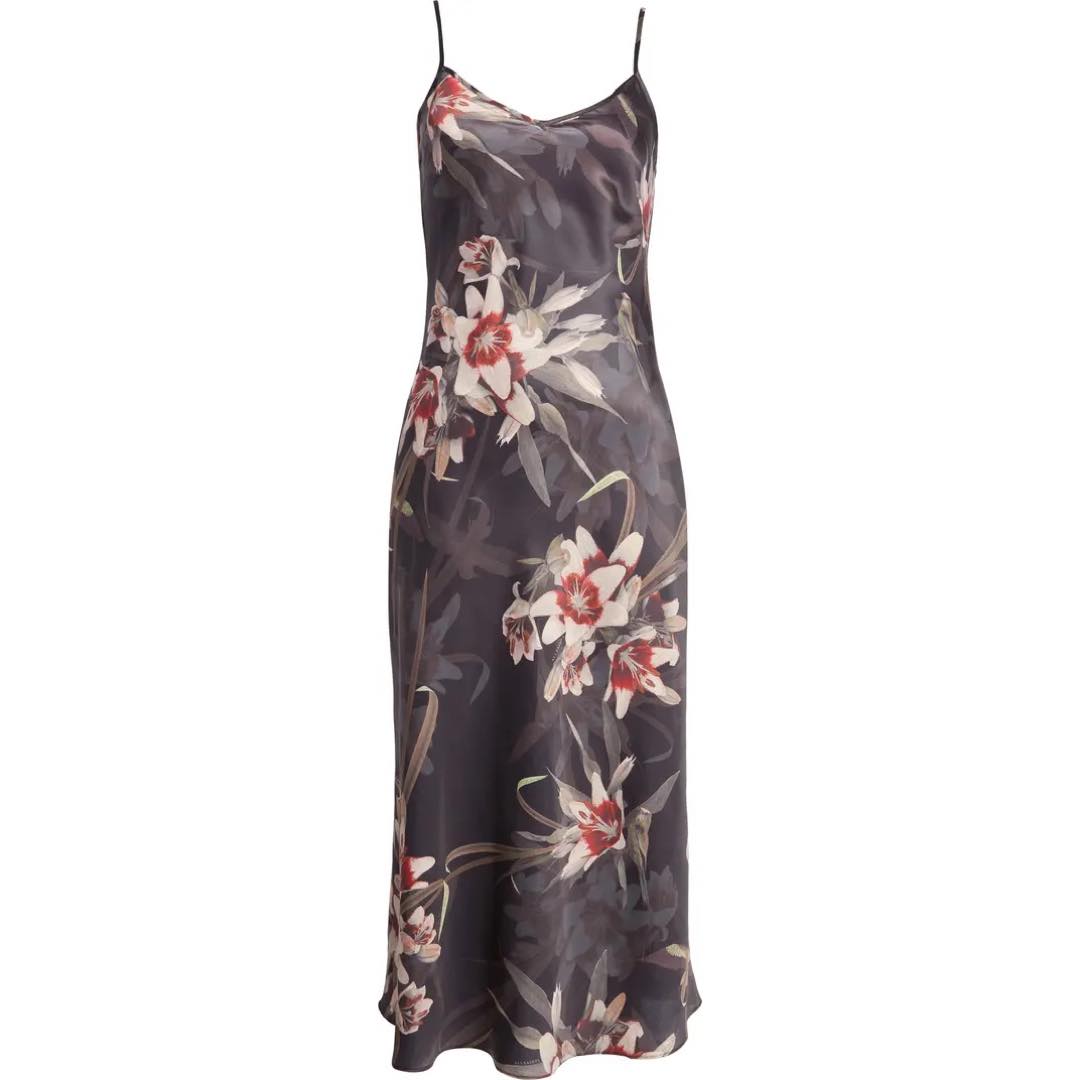 Bryony Kuroyuri Satin Slip Dress | AllSaints