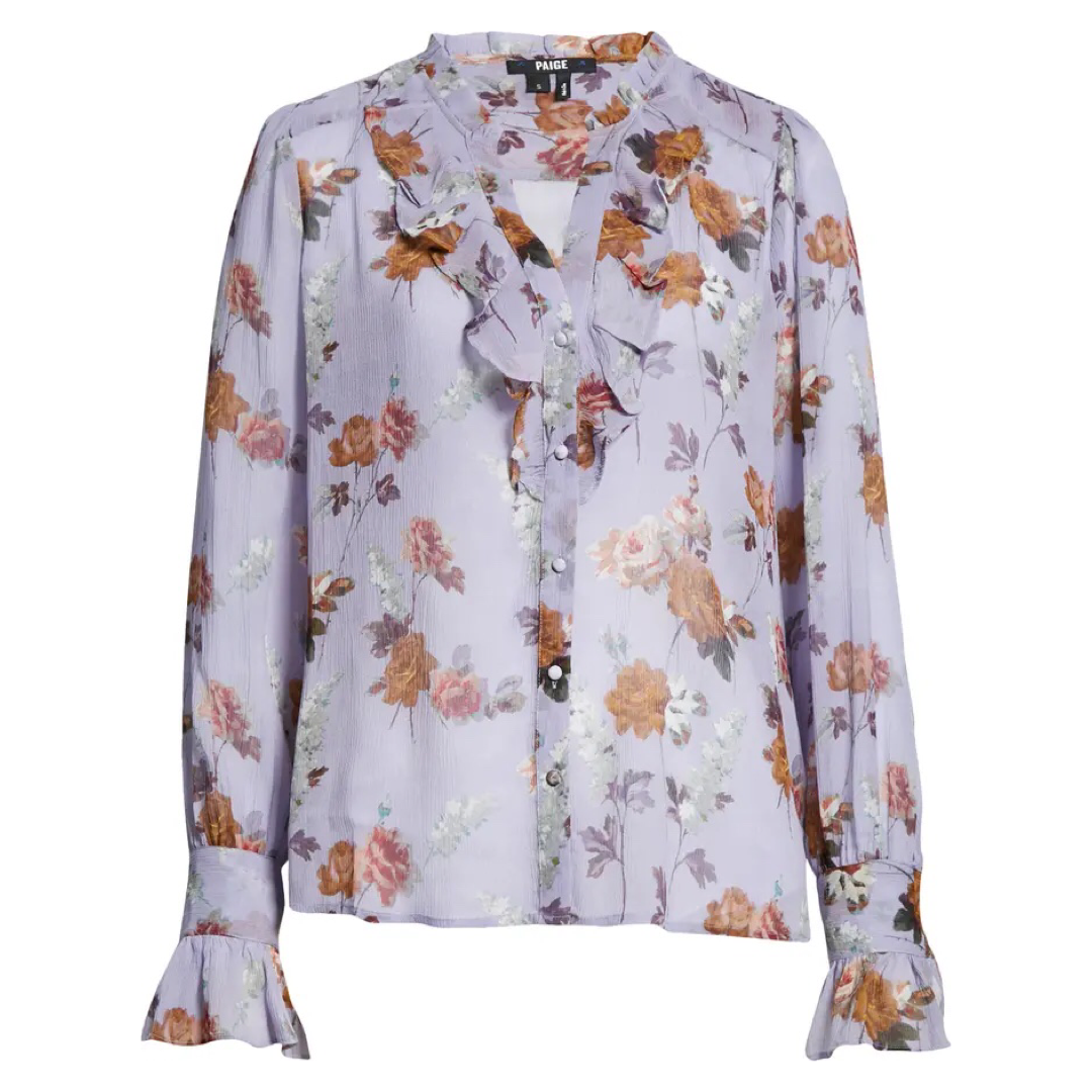 Arianne Long Sleeve Silk Blouse | Paige