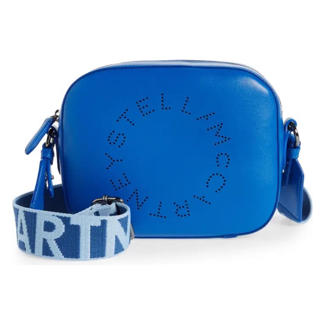 Small Perforated Logo Faux Leather Camera Bag | Stella McCartney