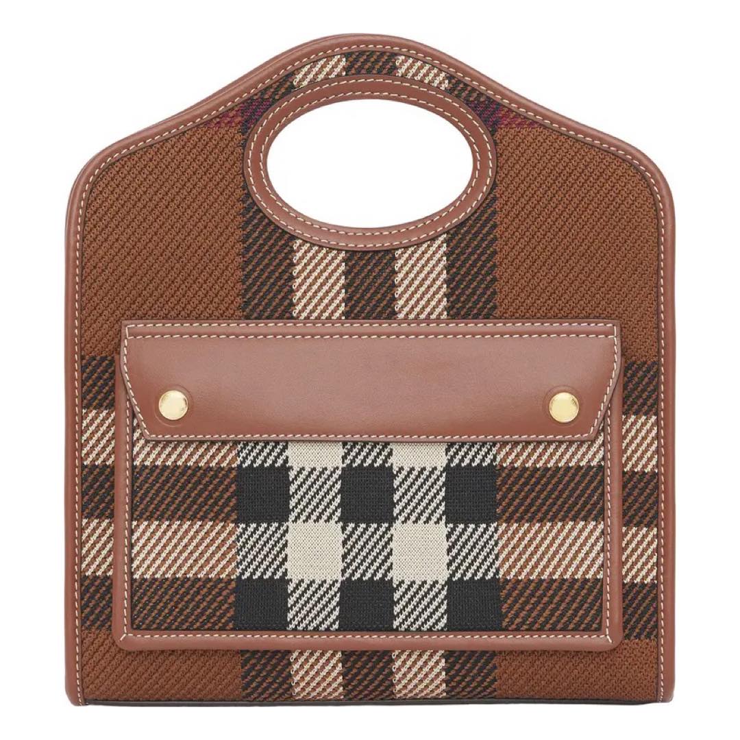 Mini Check Jacquard Pocket Bag | Burberry