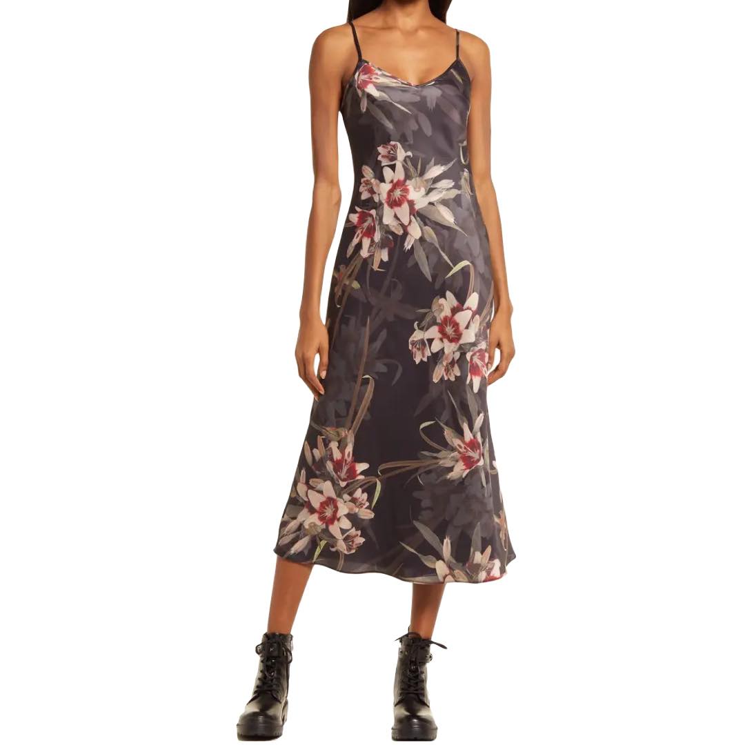 Bryony Kuroyuri Satin Slipdress | AllSaints