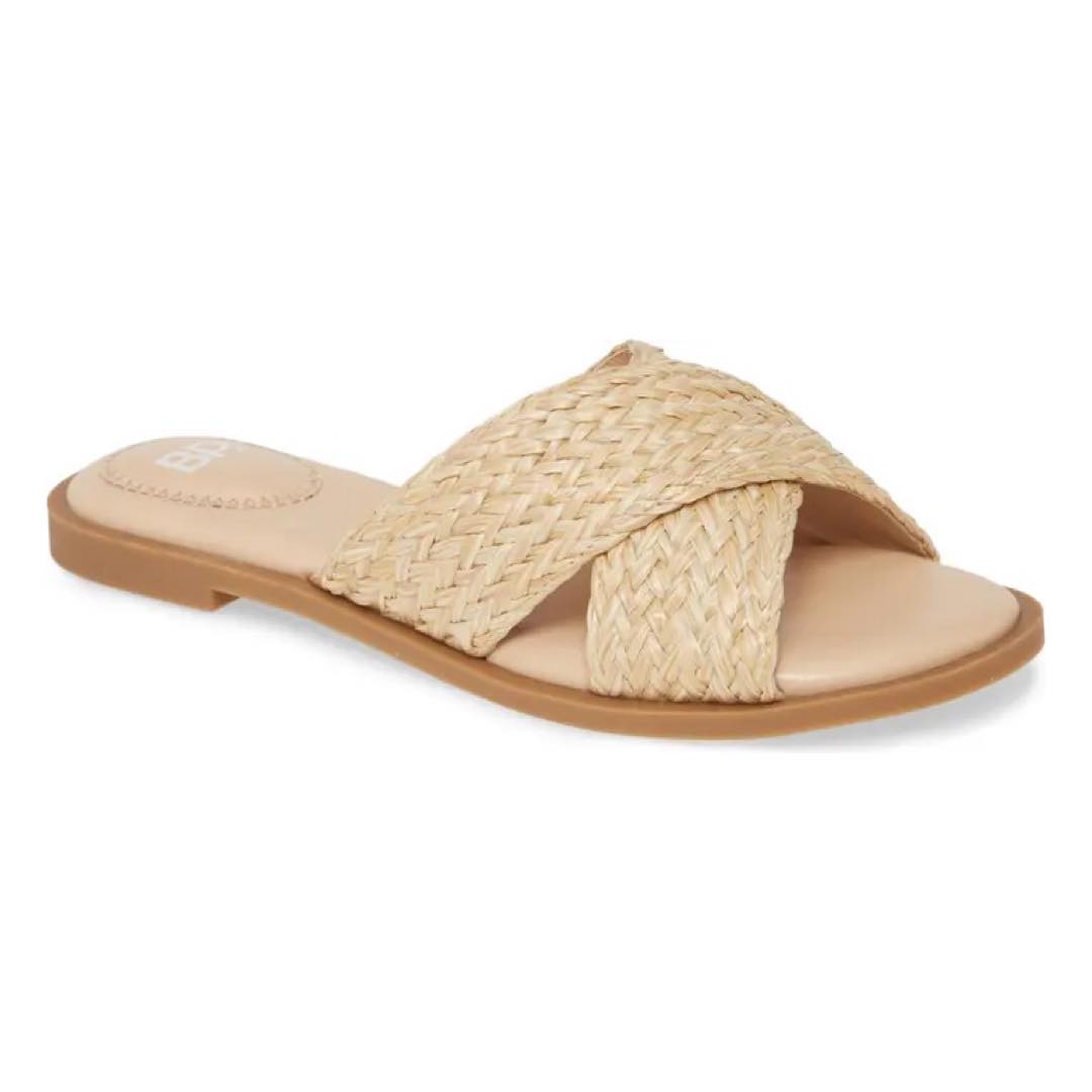 Winnie Woven Flat Slide Sandal | BP.