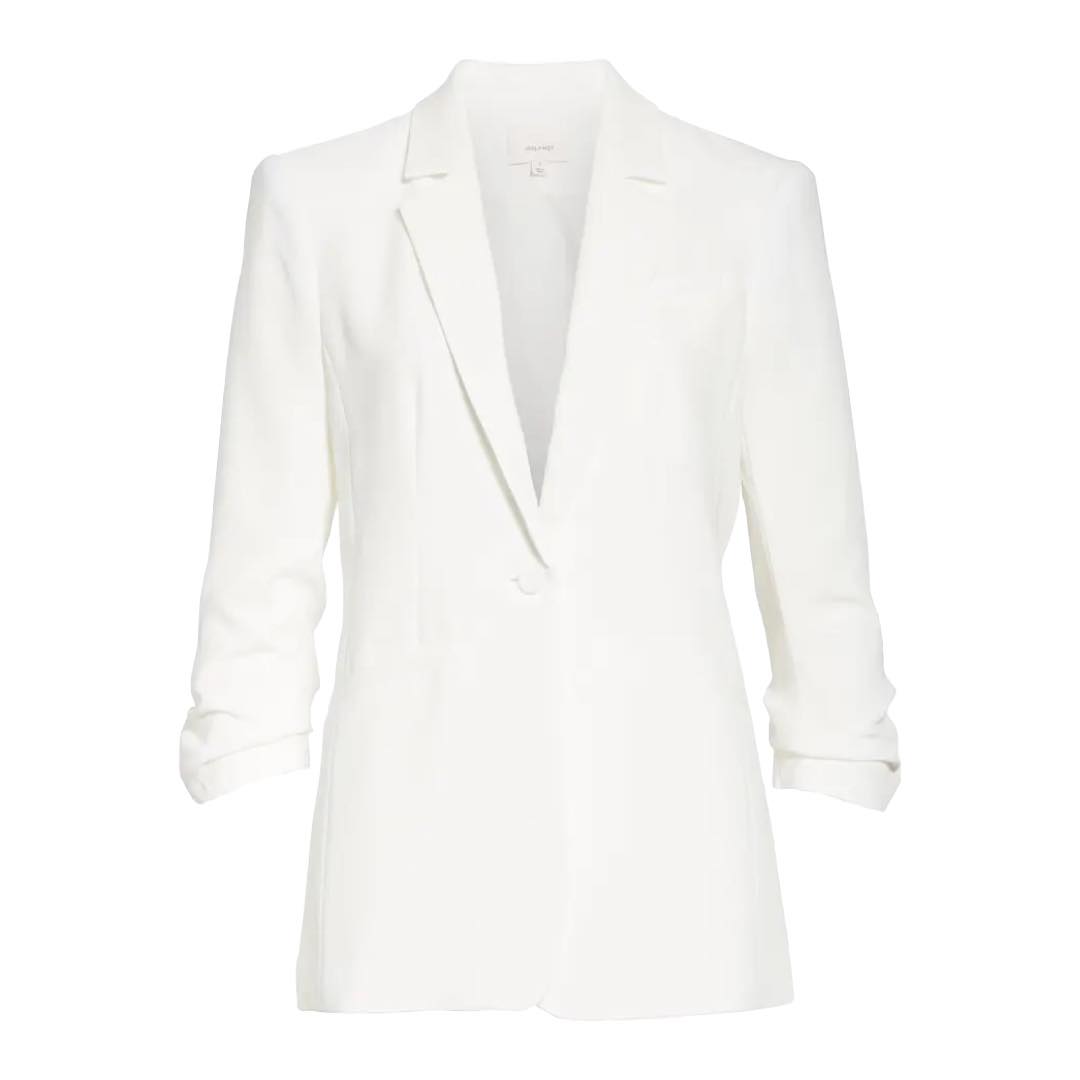 Khloe Ruched Sleeve Blazer | Cinq À Sept