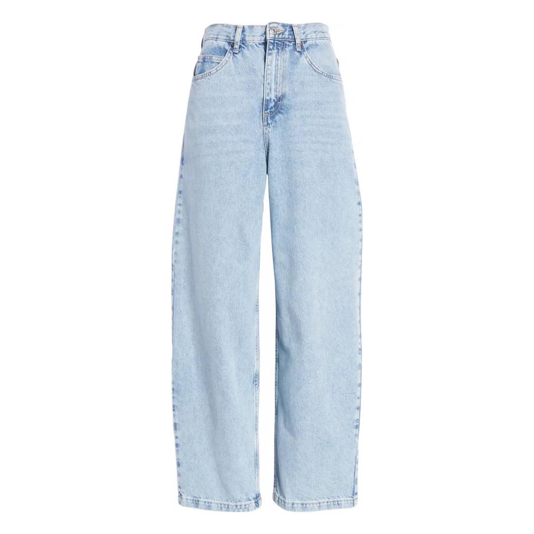 Baggy Wide Leg Nonstretch Jeans | TopShop