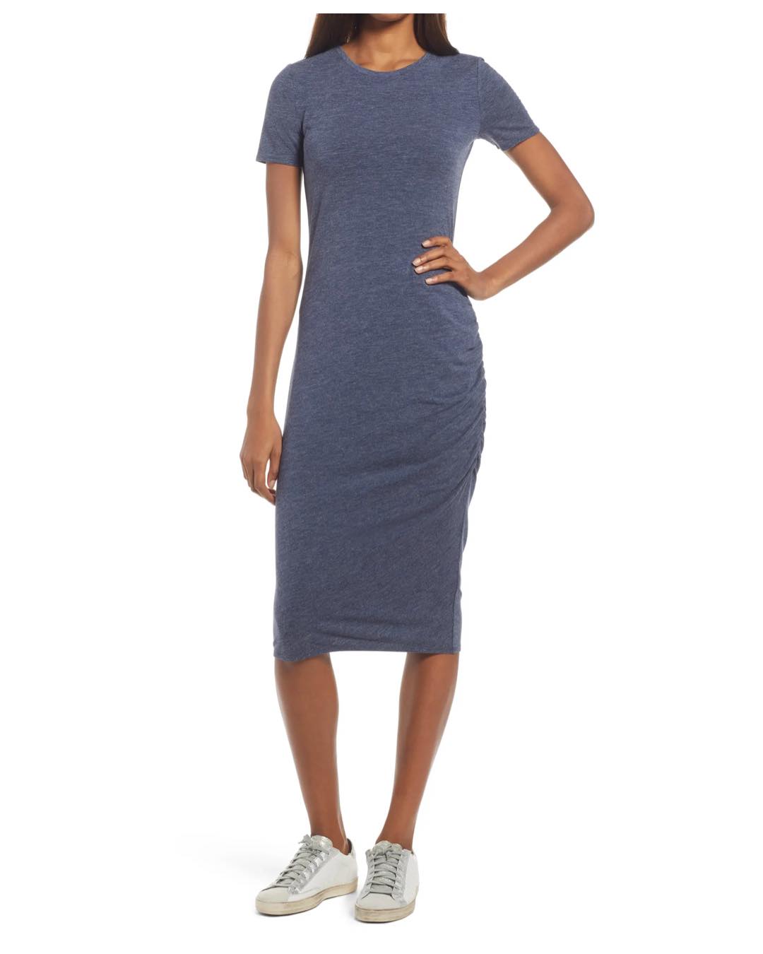 Side Ruched Body-Con Dress | Treasure & Bond