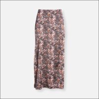 Satin Midi Skirt by Halogen