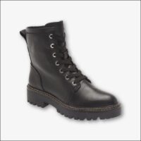 Moonie Water Resistant Leather Combat Boot by Nordstrom