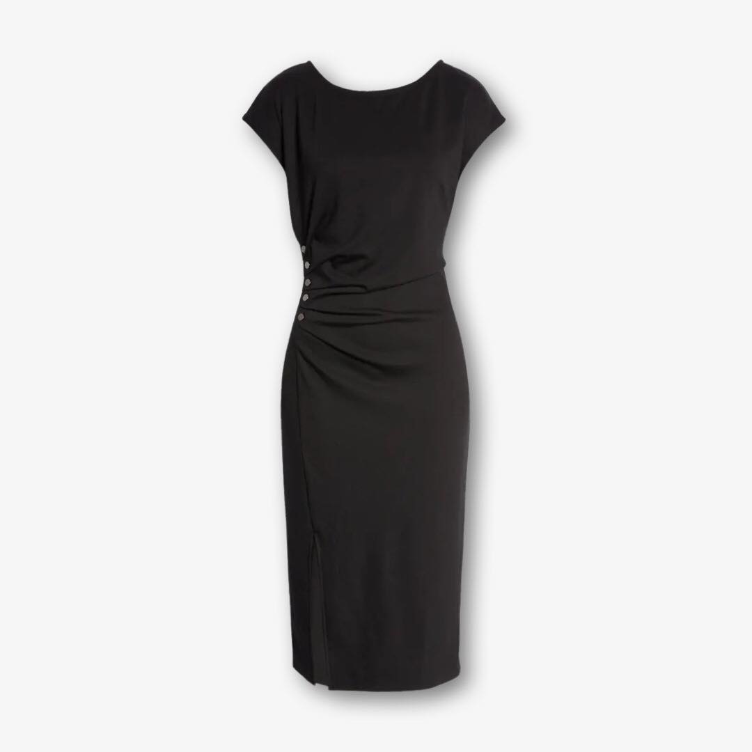 Ponte Knit Midi Dress by Halogen