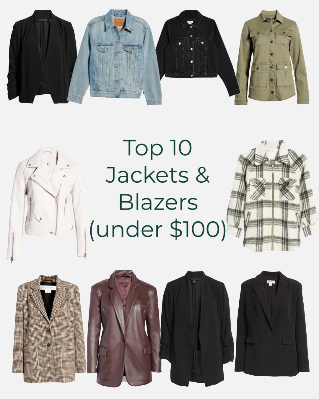 Shop My Top Fall Fashion Picks Under $100 from Nordstrom - Dresses, Blazers, Jackets, Coats, and Pants