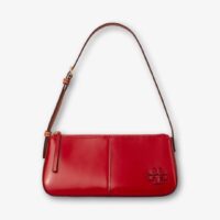 McGraw Spazzolato Wedge Shoulder Bag by Tory Burch