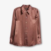 Andrea Textured Button-Up Shirt by Rails