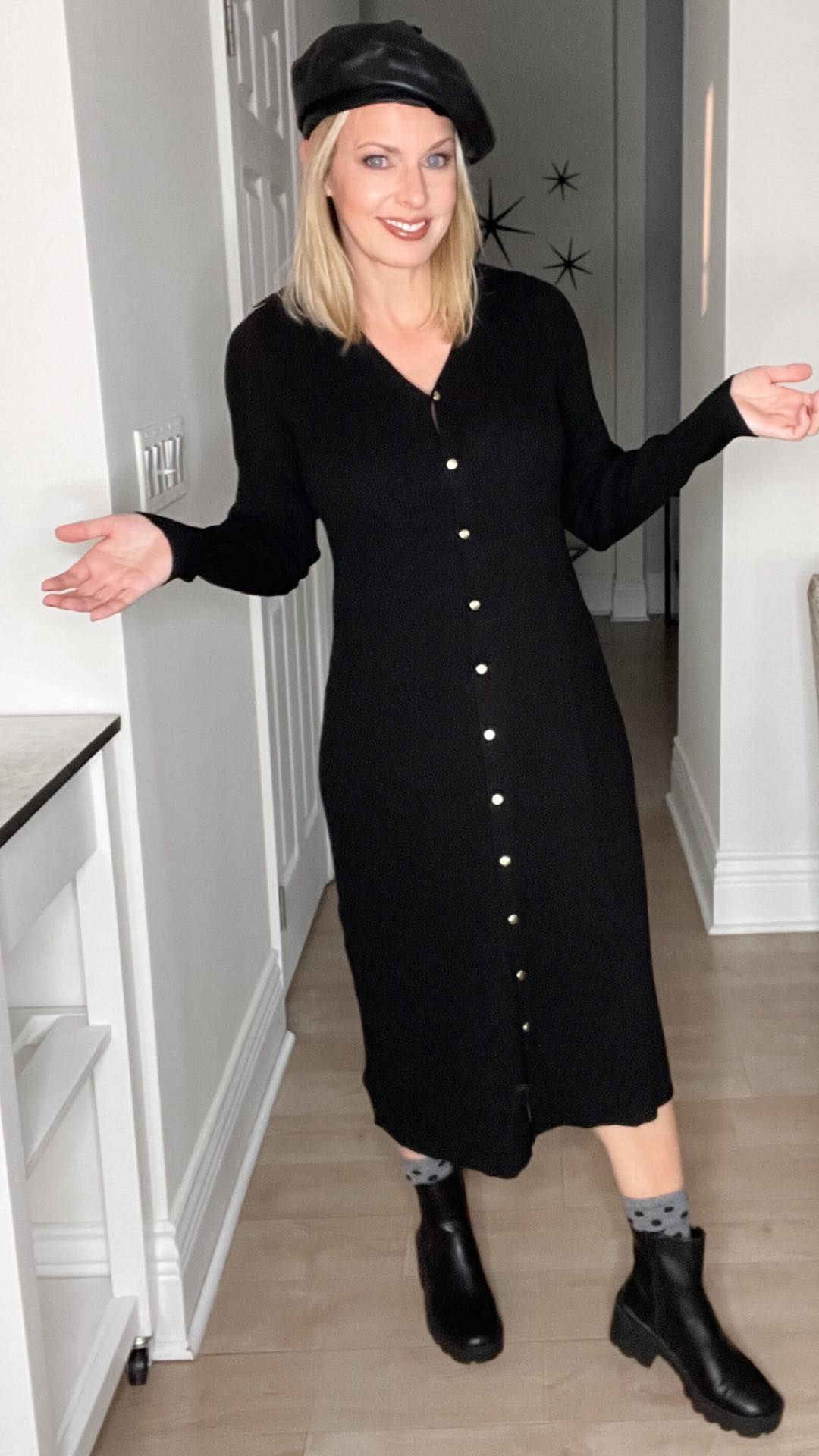 This $22 Ribbed Midi Sweater Dress Is A Yes!