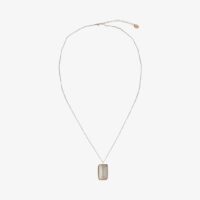 Gold Long Cat Eye Necklace by Time and Tru