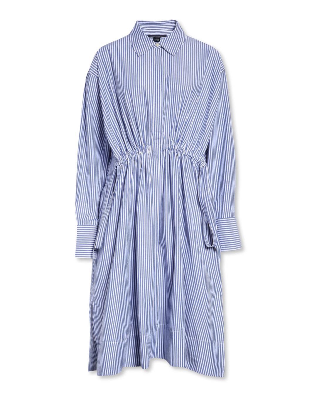 Rhodes Stripe Long Sleeve Shirtdress by French Connection