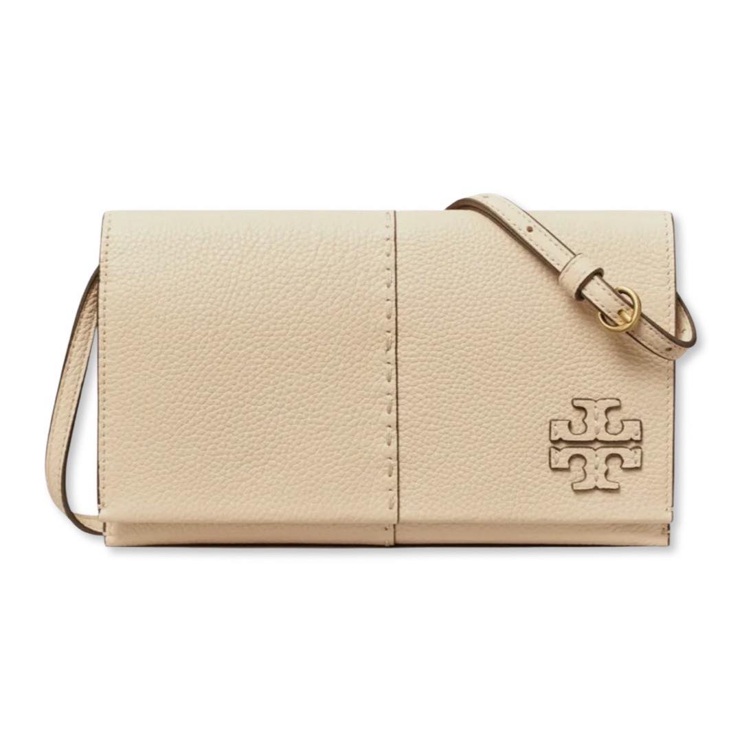 McGraw Leather Wallet Crossbody by Tory Burch