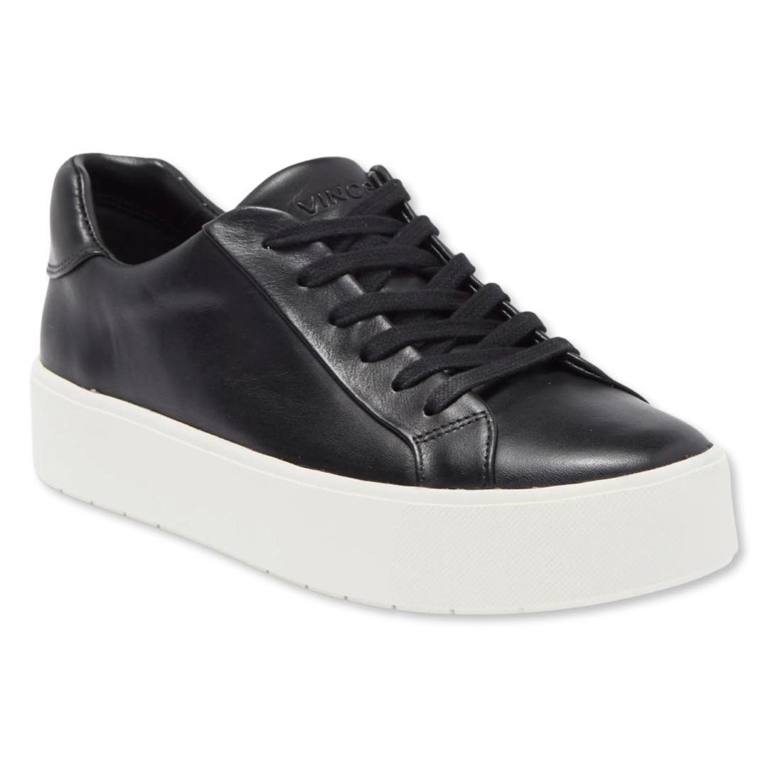 Benfield Leather Platform Sneaker by Vince