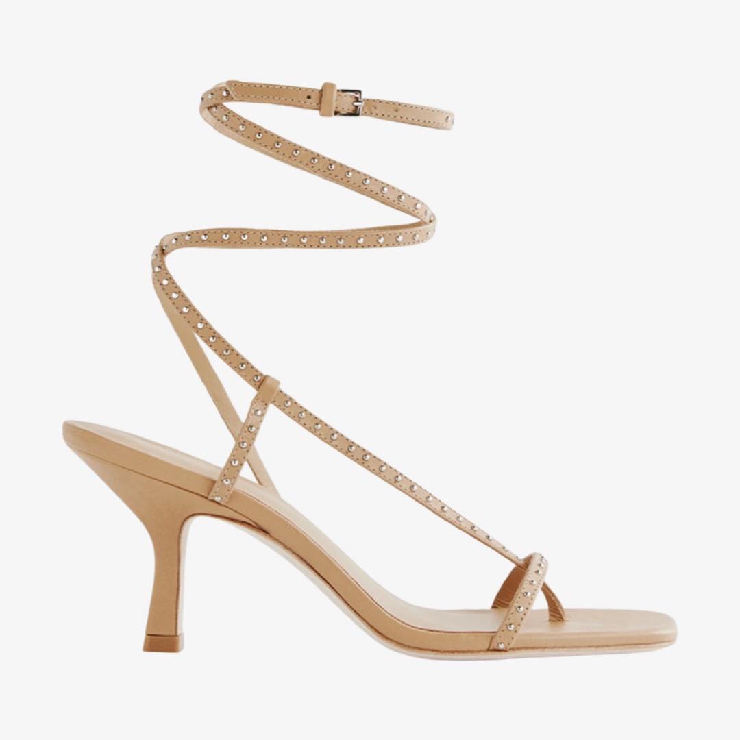 Genesis Skinny Heeled Sandal by Reformation