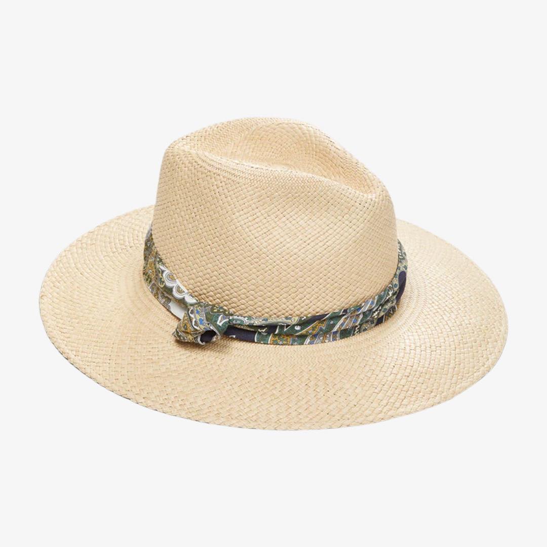 Natural Multi-gardenia Hat by Freya