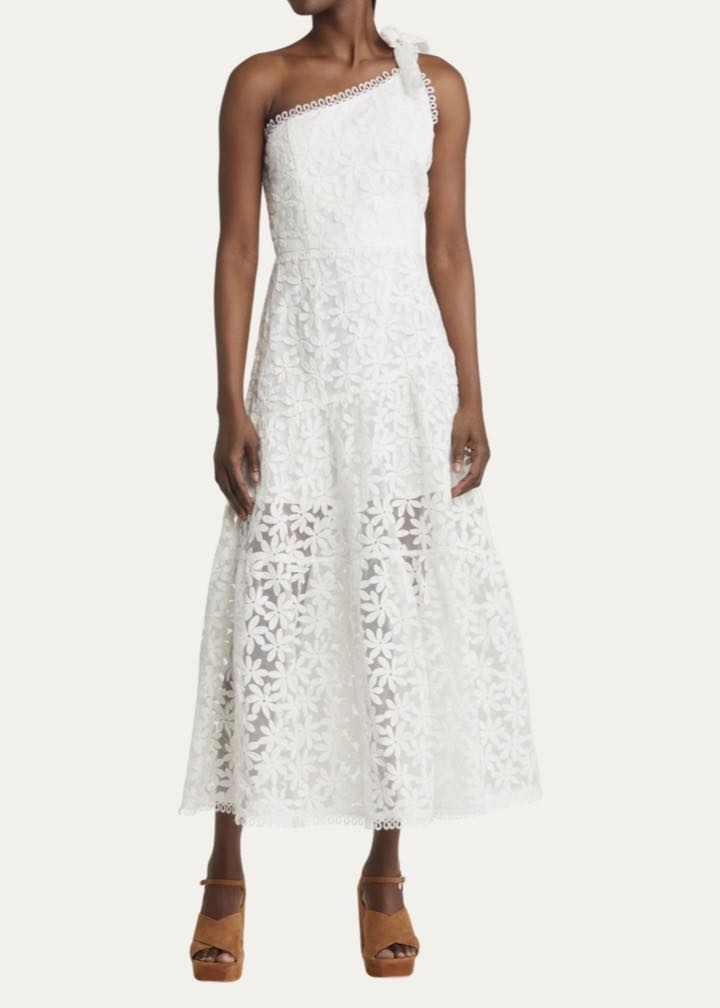 Madonna Lily Lace One-Shoulder Dress by Lost + Wander