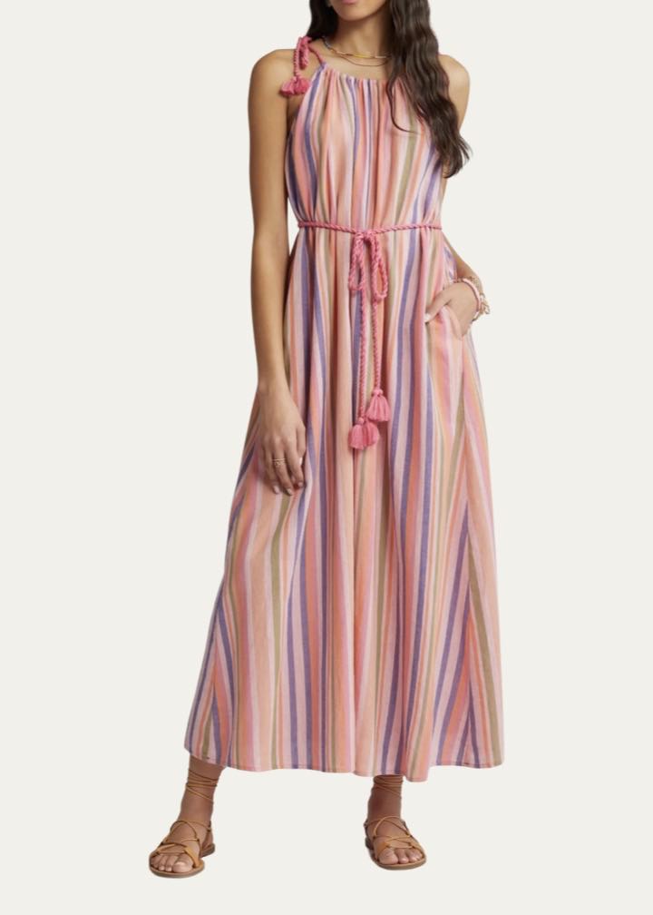 Esme Stripe Cotton Dress by Xirena