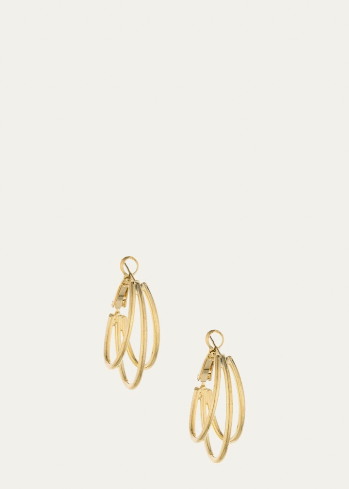 Classic Triple Hoop Earrings by Ettika