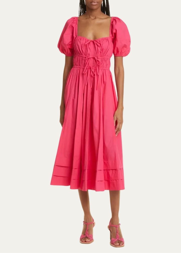 Palma Puff Sleeve Dress by Ulla Johnson