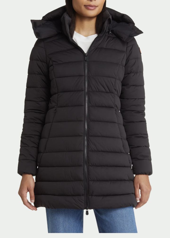 Dorothy Hooded Stretch Puffer Jacket by Save the Duck