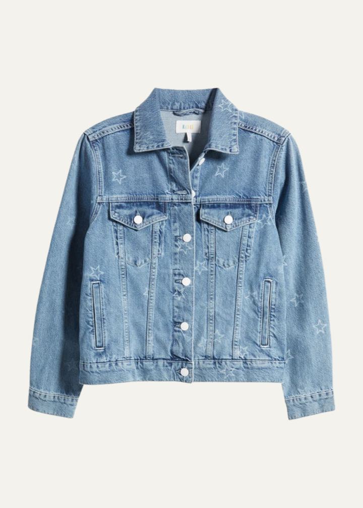 Mulholland Star Denim Trucker Jacket by Rails