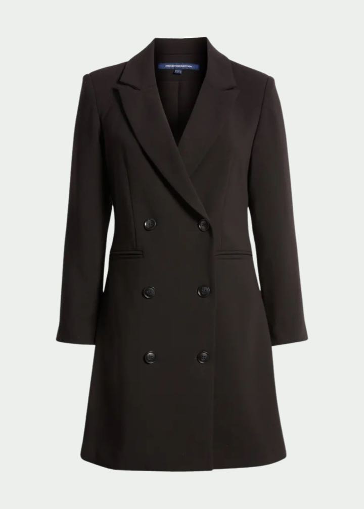 French Connection Whisper Double Breasted Blazer Dress | Nordstrom