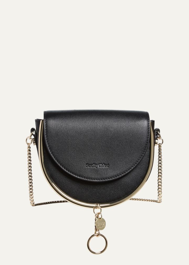 Mara Leather Saddle Bag by See by Chloe'