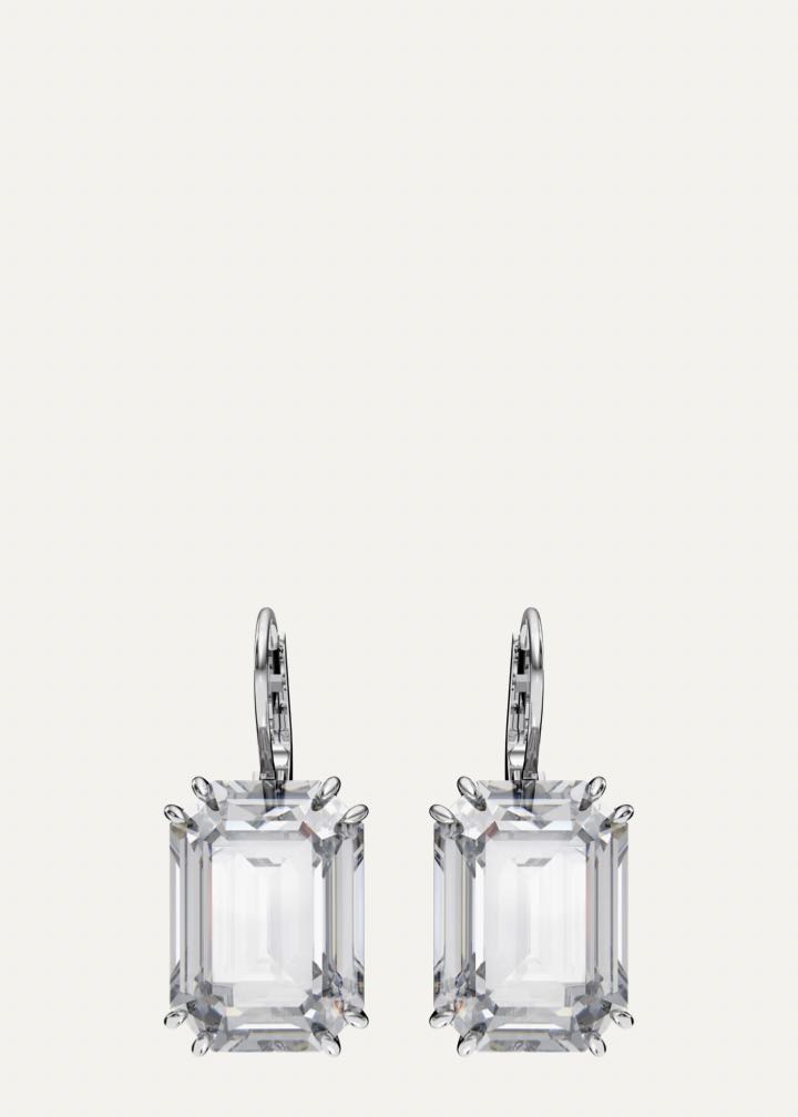 Millenia Octagon Crystal Drop Earrings by Swarovski