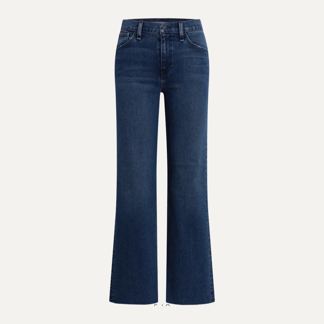 Rosie Raw Hem High Waist Ankle Wide Leg Jeans by Hudson Jeans