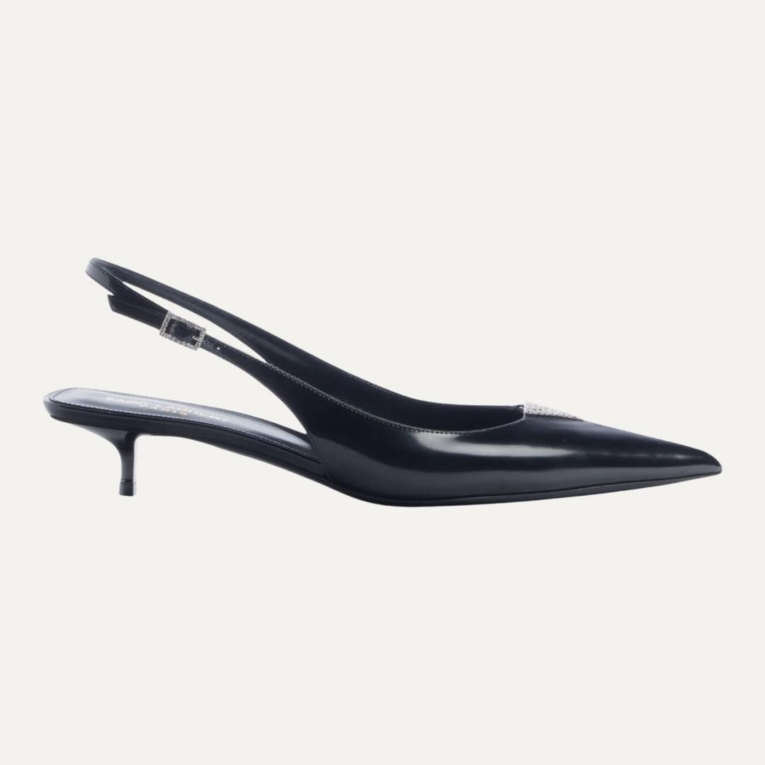 Cherish Pointed Toe Slingback Pump by Saint Laurent