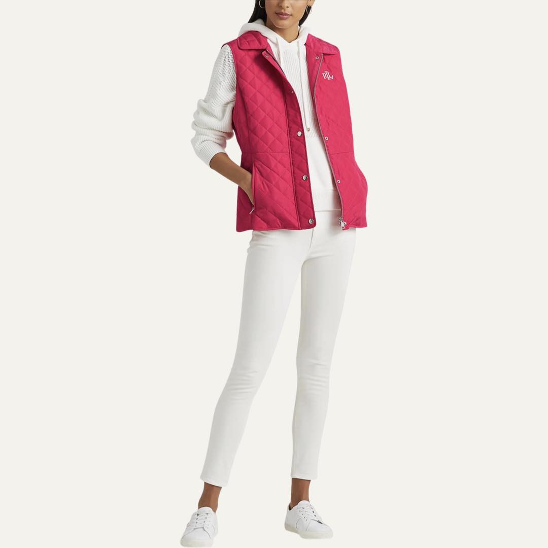 Quilted Water Repellent Vest by Lauren Ralph Lauren Quilted Water Repellent Vest by Lauren Ralph Lauren