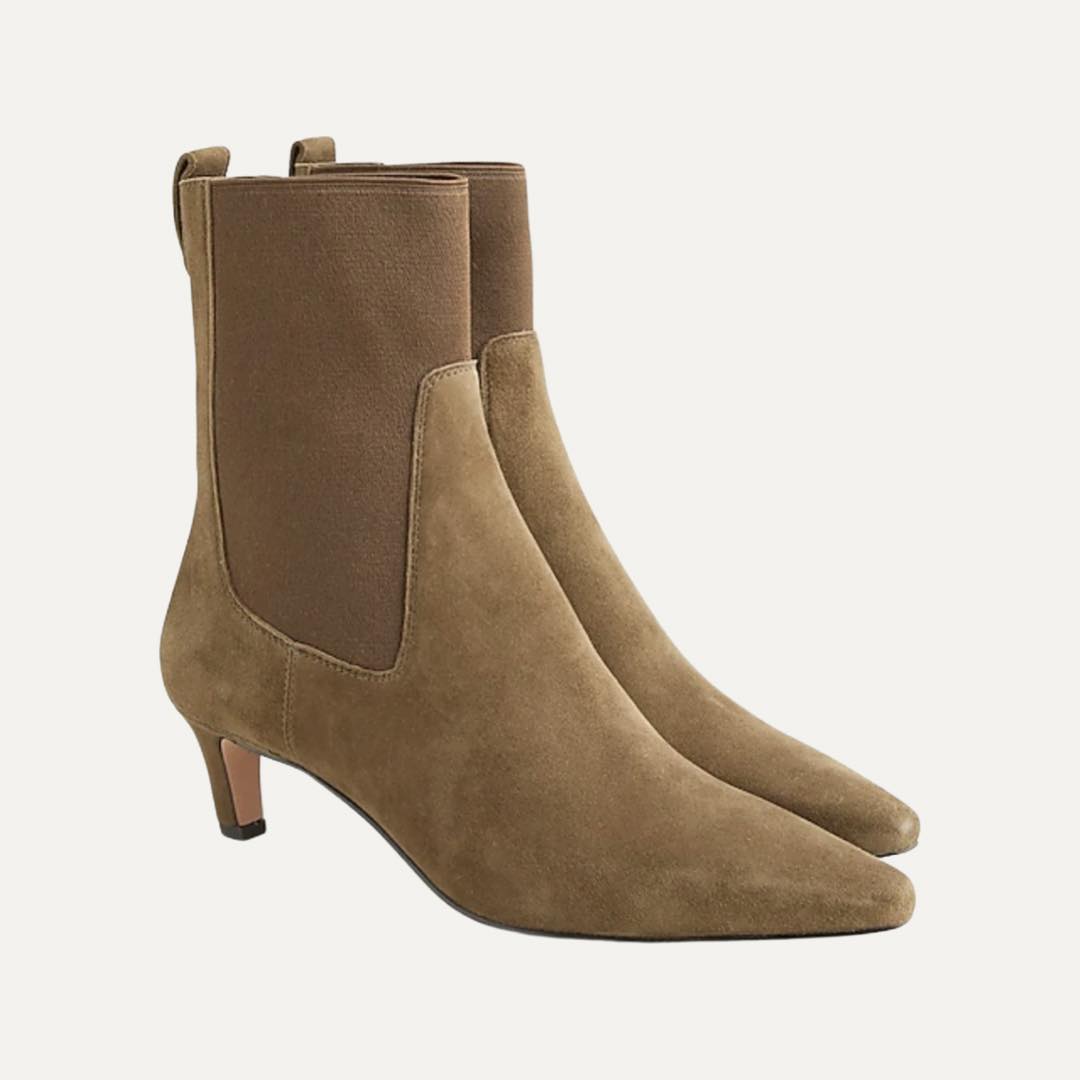 Stevie pull-on boots in suede
