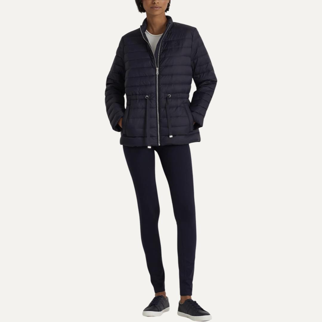 Drawstring Waist 650 Fill Power Down Jacket by Lauren Ralph Lauren Drawstring Waist 650 Fill Power Down Jacket by Lauren Ralph Lauren