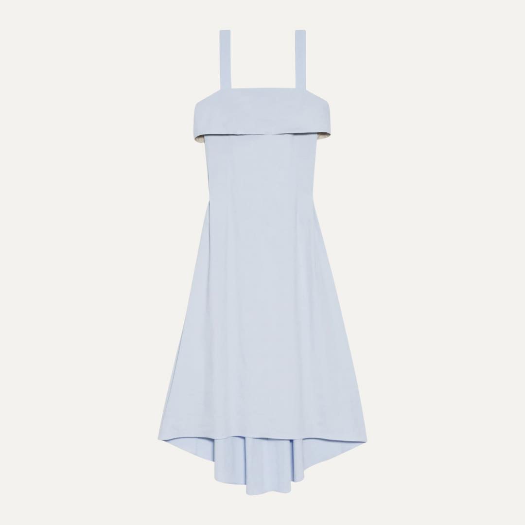 Linen Blend High-Low Dress by Theory Linen Blend High-Low Dress by Theory