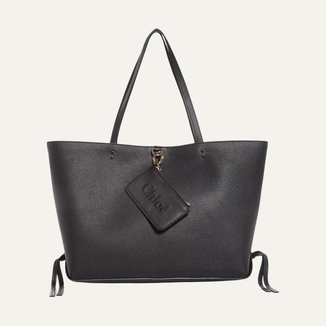 Sense Medium Leather Tote by Chloé