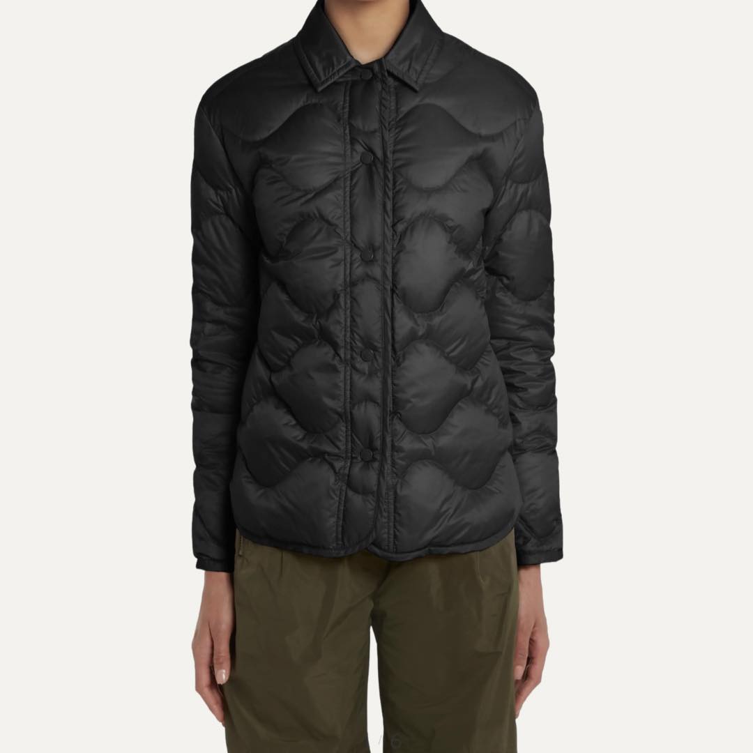Quilted Down Shirt Jacket by Moncler