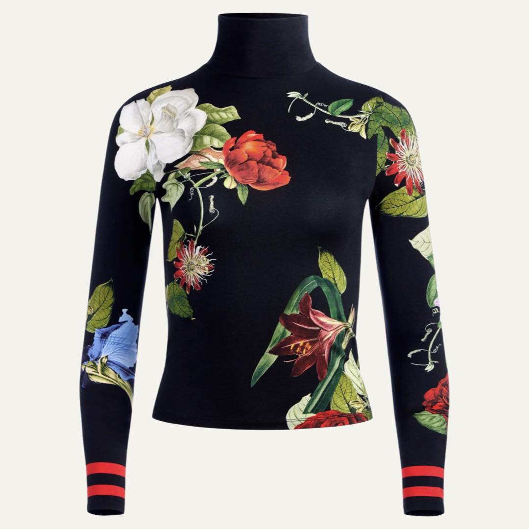 Delaina Turtleneck Top by Alice + Olivia