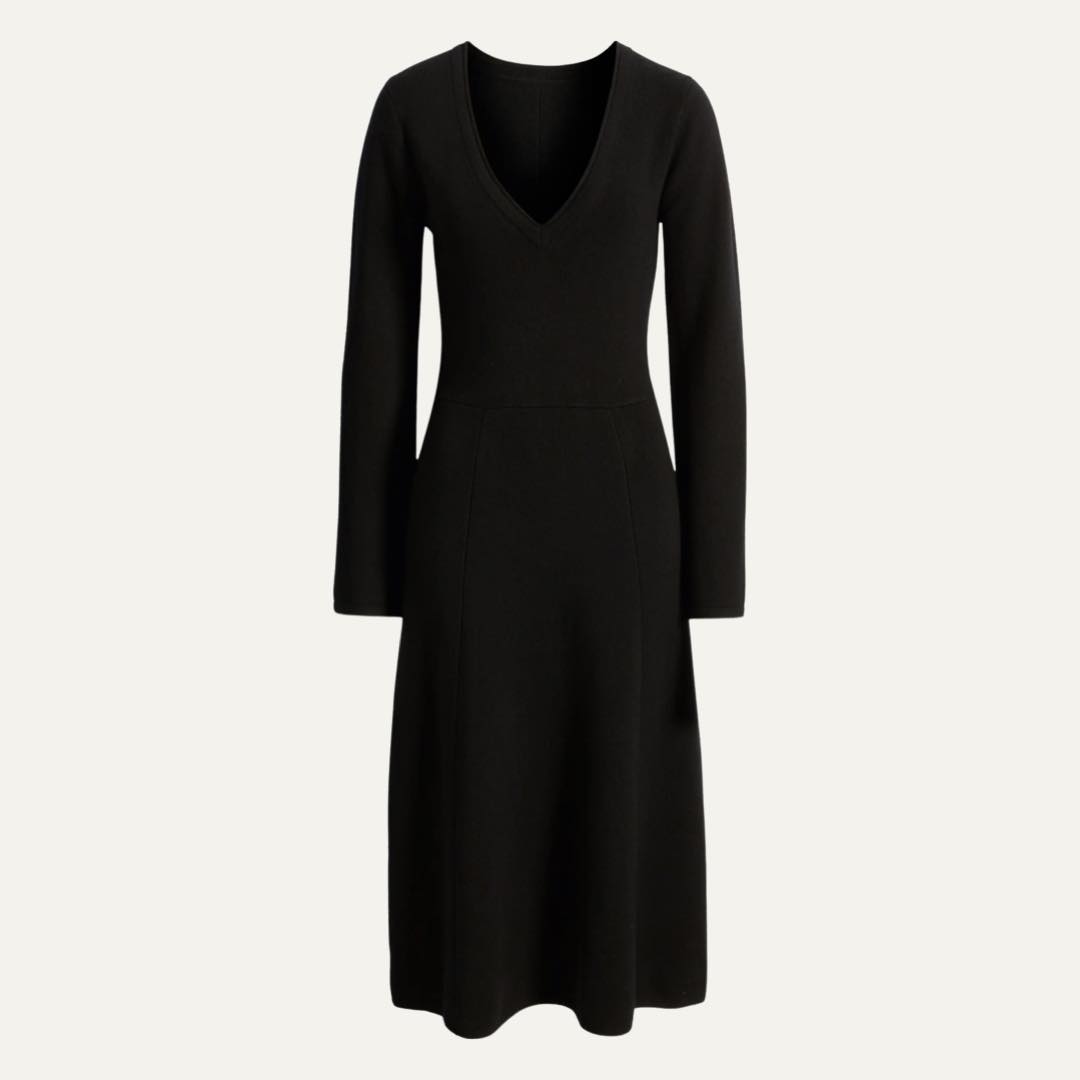 Everyday Long Sleeve Merino Wool Sweater Dress by Argent