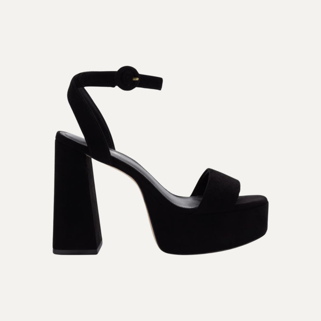 Dolly Ankle Strap Platform Sandal by Larroudé